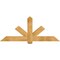 Ekena Millwork Kennewick Rough Sawn Timber Gable Bracket, Western Red Cedar, 72"W x 30"H x 2"D x 6"F, 10/12 Pitch GBW072X30X0206KEN00RWR - alternate 1